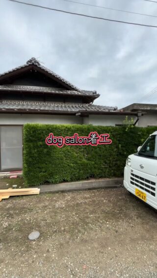dog salon着工👷‍♂️